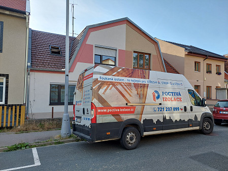 Izolace stropu rodinného domu v Brně